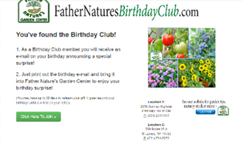 SIGN UP FOR BIRTHDAY CLUB